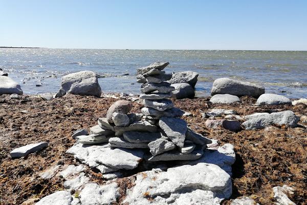 Ohessaare cliff and rock stacks