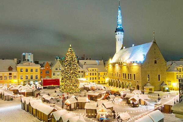 Talvinen kävelykierros Tallinnan vanhassakaupungissa