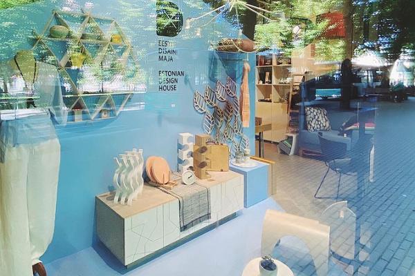 Igaunijas Dizaina Nama showroom tirdzniecības centrā "Solaris"