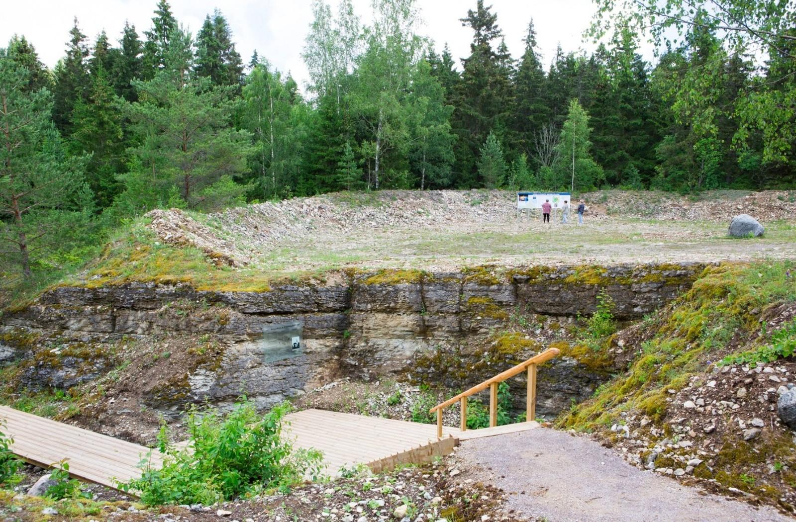 Model field of Kärdla meteoride crater