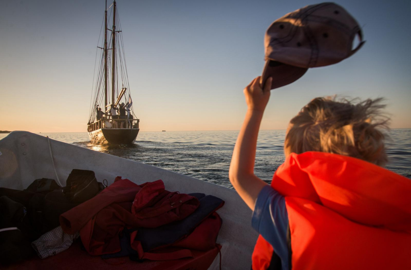 Voyages on the sailing ship Lisette in the waters of Hiiumaa