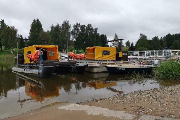 Rafting for pupils on Emajõgi River