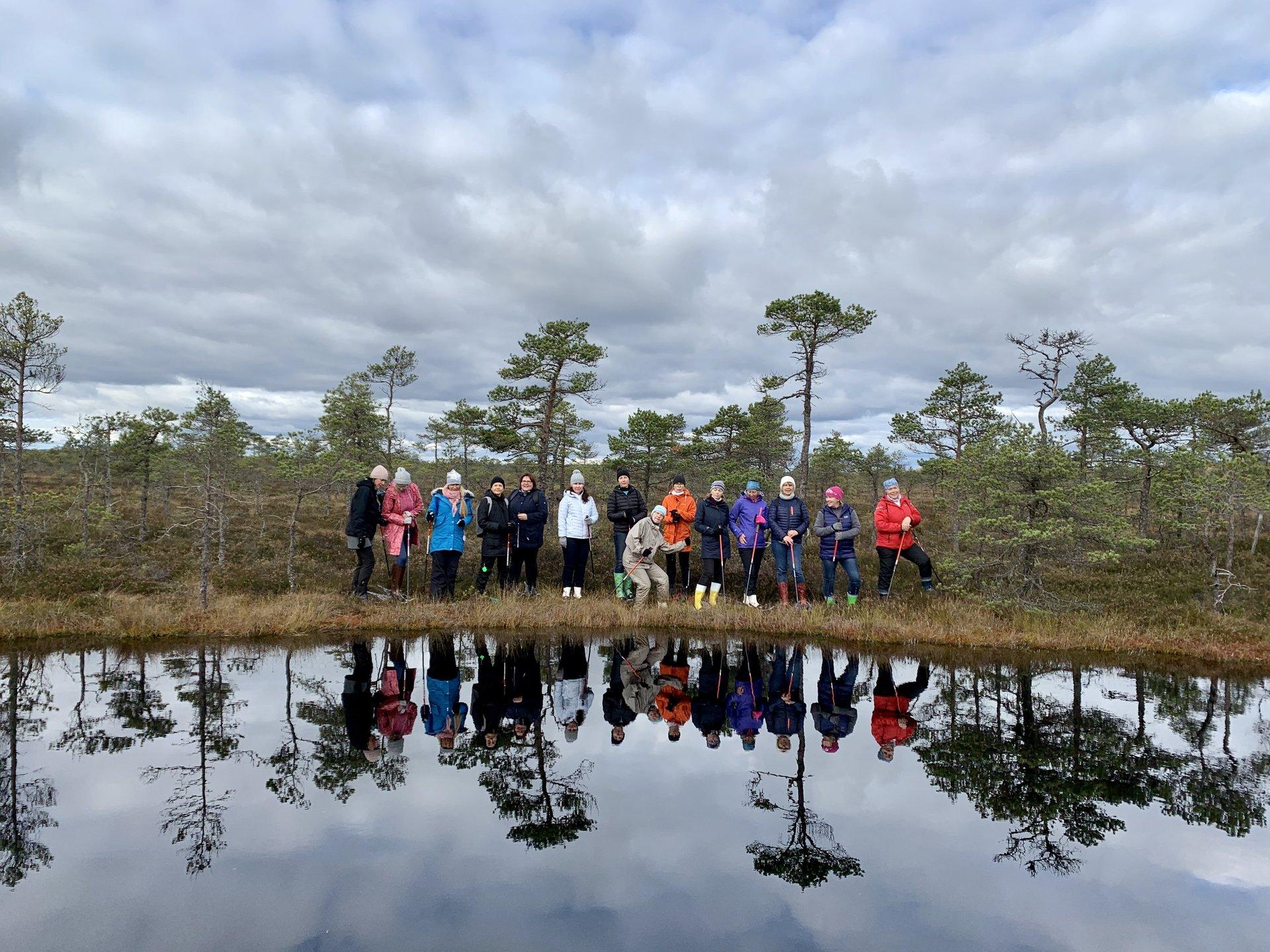 Bogshoe hike in the Rubina Weltands in Mulgimaa - pilt