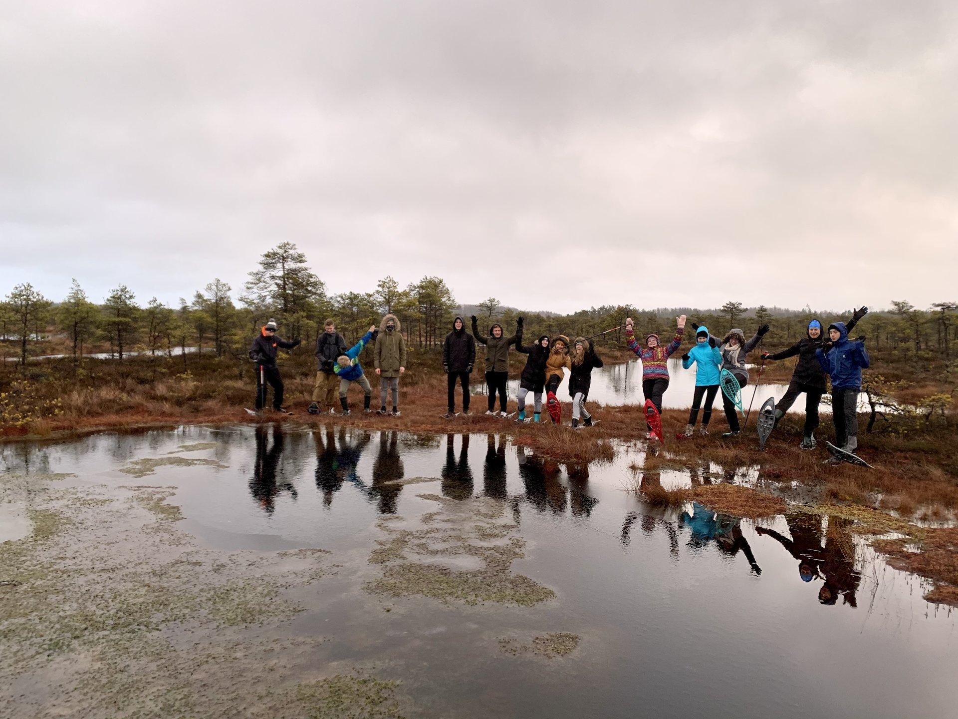 Bogshoe hike in the Rubina Weltands in Mulgimaa - pilt