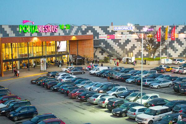Põhjakeskus shopping centre in Rakvere