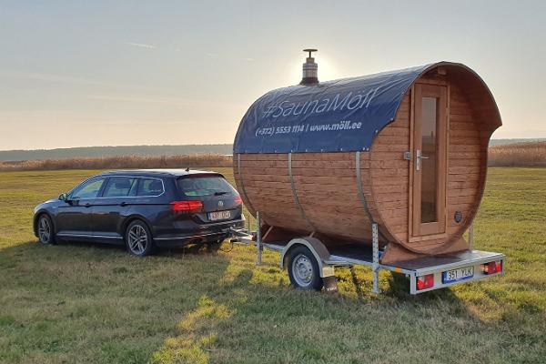 Trailer sauna and hot tub rental in Lääne County