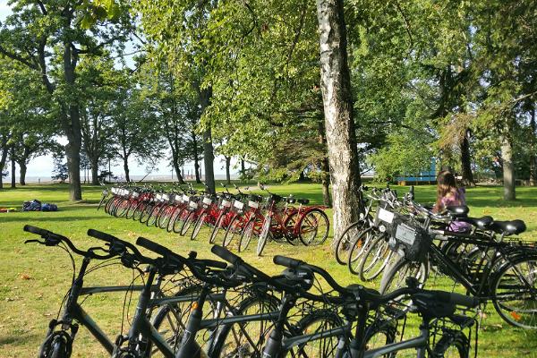 Baltreisenin polkupyörävuokraus Pärnun keskustassa