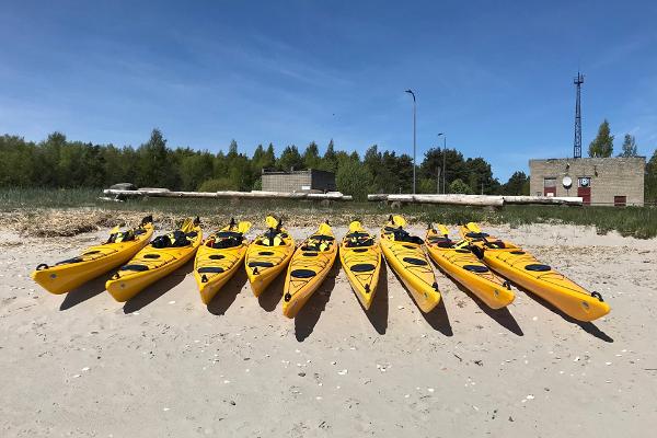 Sea kayaking trips in the Kihnu Strait