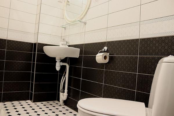 Newly renovated suite bathroom, Hostel Lõuna