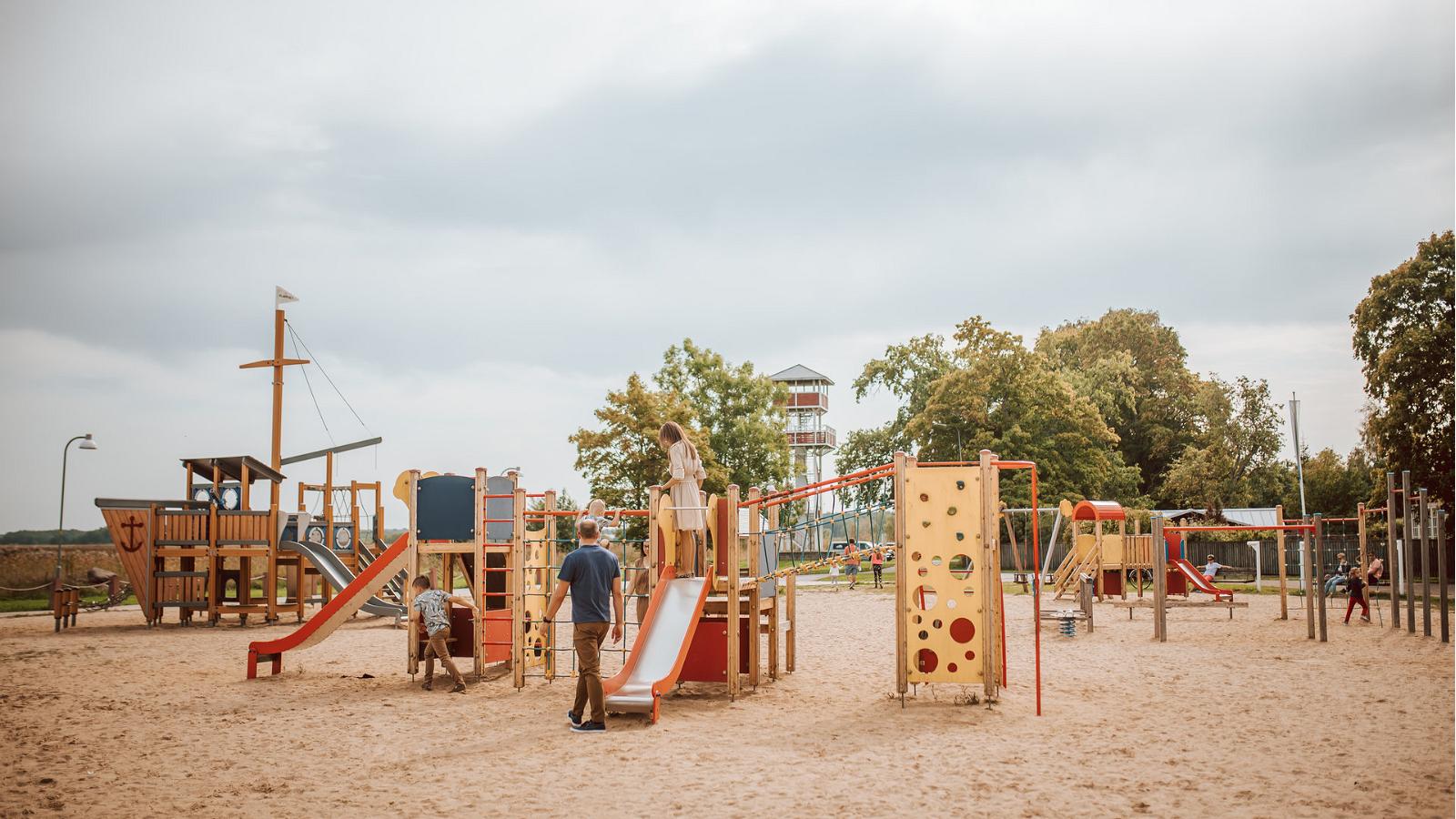 Spielplatz des Afrika-Strandes