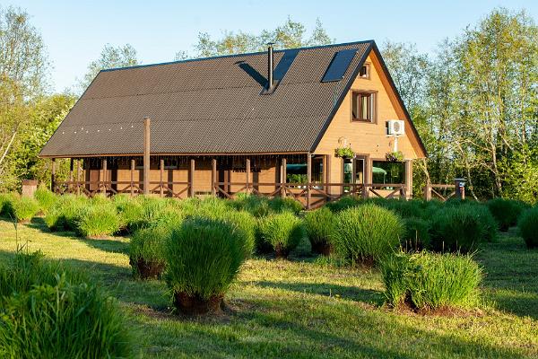 A unique large raft house on the Vigala river 