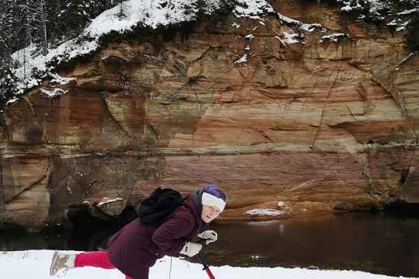 Stuhlschlittenwanderung in Taevaskoja