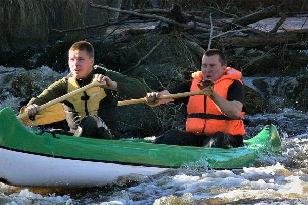 Canoeing trips on Roosu Farm