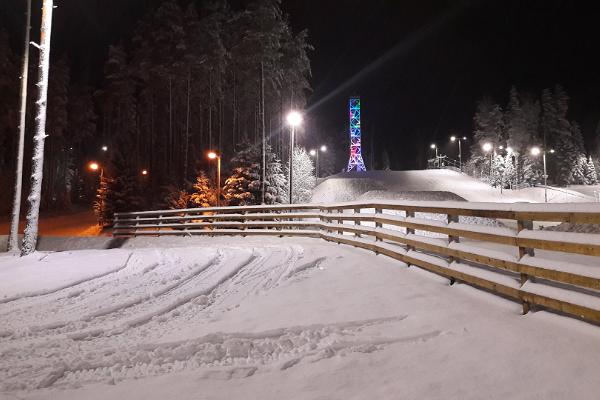 Valgehobusemē skatu tornis