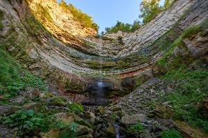 Ontika Limestone cliff - Valaste Waterfall