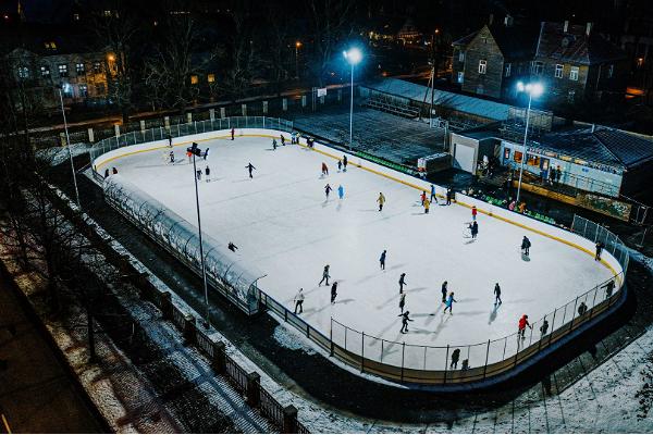 Skridskorinken på Pärnus barnstadion