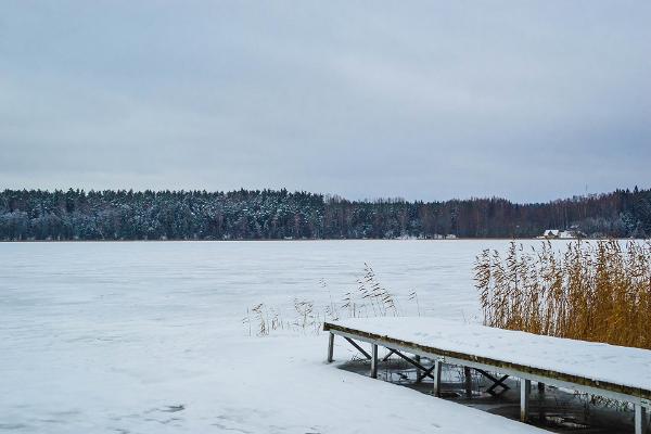 Karula National Park and National Park Visitor Centre in Lake Ähijärv