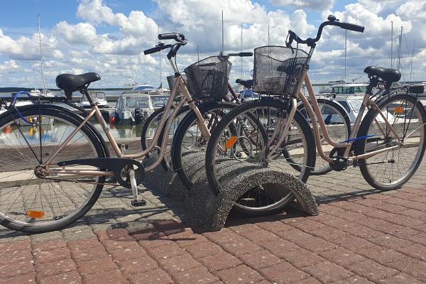 Bicycle hire at Grand Holm Marina