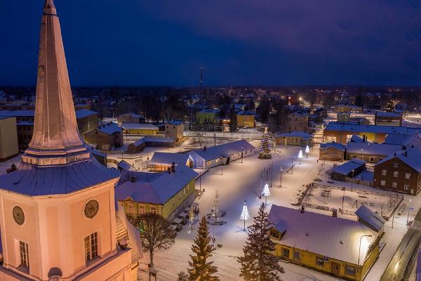 Zentraler Platz in Valga