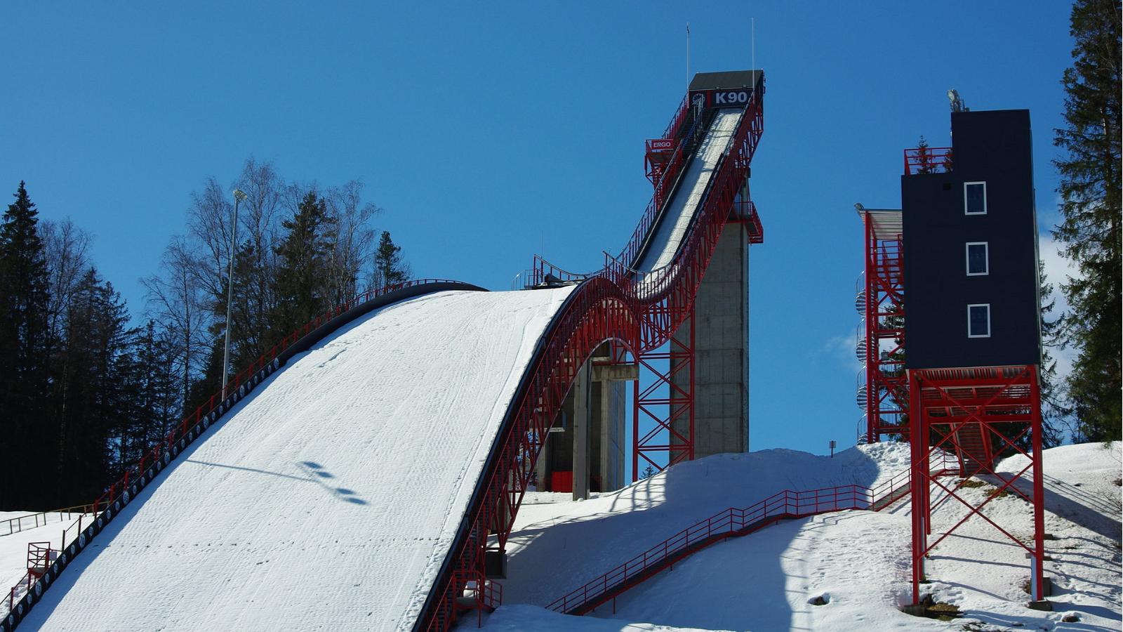 Viewing platform of Tehvandi skijump hill, Estonia