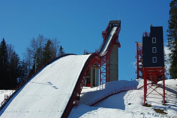 Viewing platform of Tehvandi ski-jump hill