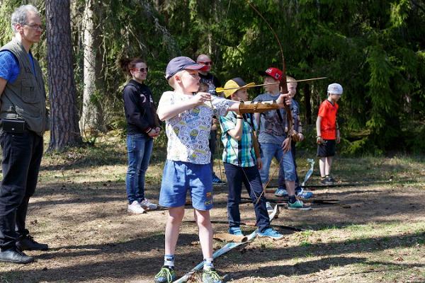 Bogenschießanlage des Gesundheitssportzentrums des Landkreises Tartu 