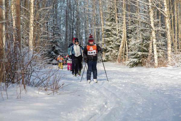 The ski trails of Vooremäe Health Sports Centre are suitable for children and adults