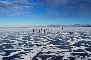 Походное катание на коньках по морскому льду, организуемое Seikle Vabaks