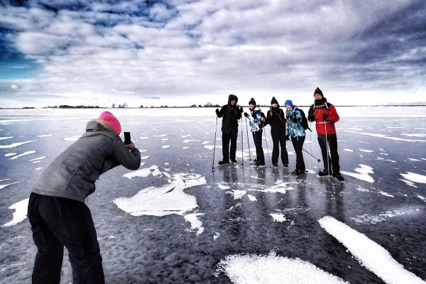 Походное катание на коньках по морскому льду, организуемое Seikle Vabaks
