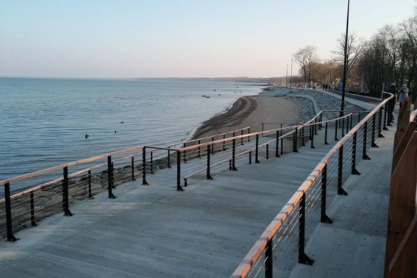 Sillamäe beach promenade