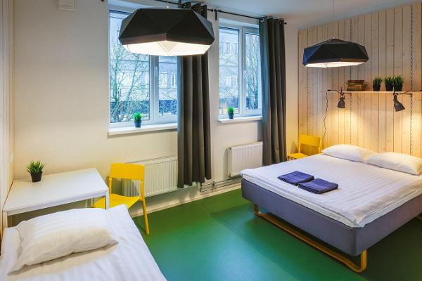 Gemütliche Zimmer für Familien, die aus 3 und 4 Personen bestehen