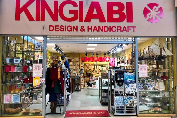 Kingiabi design- och souvenirbutik i Tartu Lõunakeskus