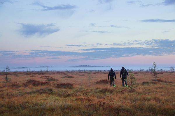 Moorschuhwanderung im Hochmoor Meenikunno