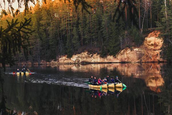 Raft trip in Taevaskoda