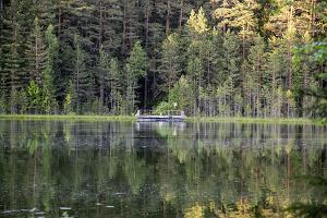 Отражение на озере Вайкне