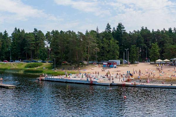 Verevi insjös strand