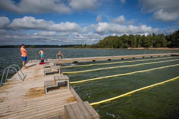 Lake Karujärv and beach