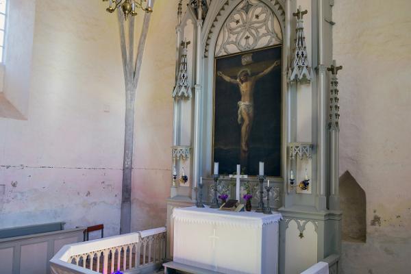 Altar of the church