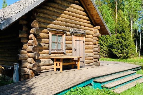 Rauchsauna auf dem touristischen Bauernhof Kakulaane