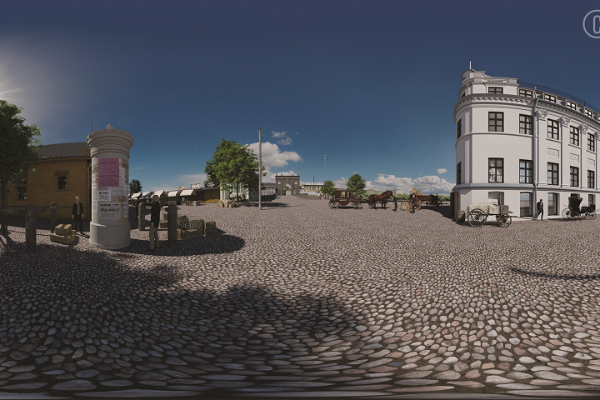 Virtuelle Tour in das historische Tartu „VR Tartu 1913“ mit Audioguide