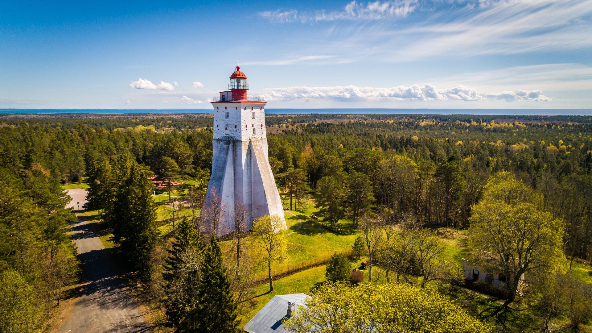 Car tour of towers and storms on Hiiumaa!