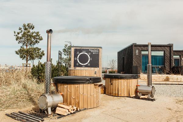Hetke Sauna badgård i Haven Kakumäe segelbåtshamn