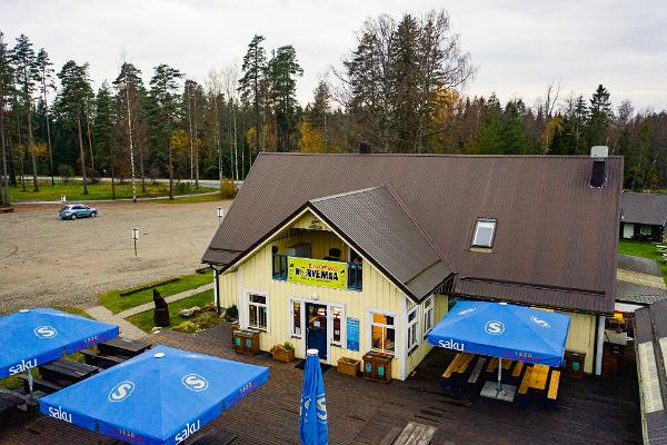 Kantine des Wander- und Skizentrums in Kõrvemaa