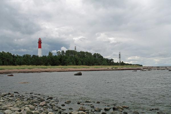 Leuchtturm auf der Insel Naissaar