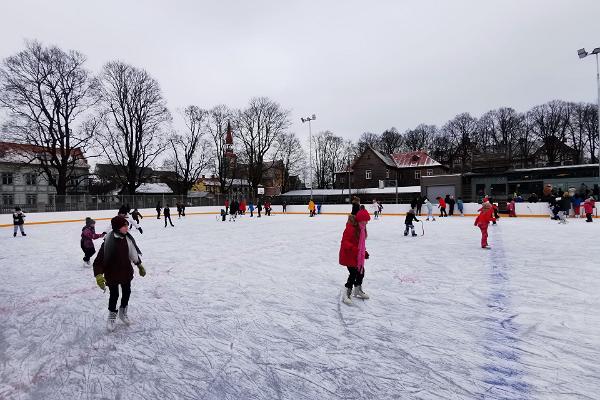 Ice skating rink in Pärnu