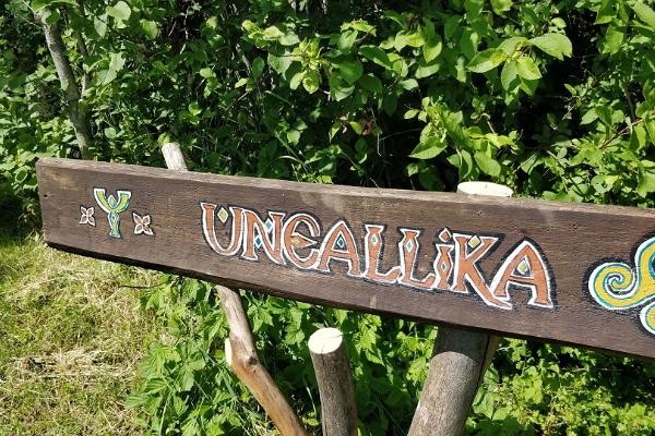Дома для отдыха с банями на туристическом хуторе «Uneallika» недалеко от Таллинна