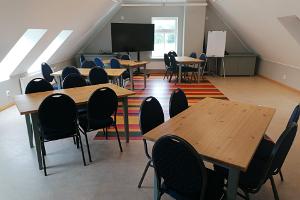 Seminarielokaler i Kõrvemaa Vandrings- och Skidcenter