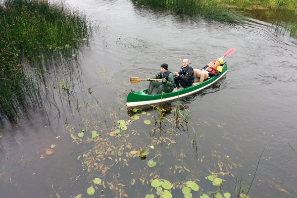 canoe trip in soomaa