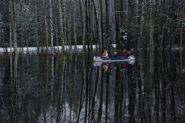 Canoe trip in Soomaa
