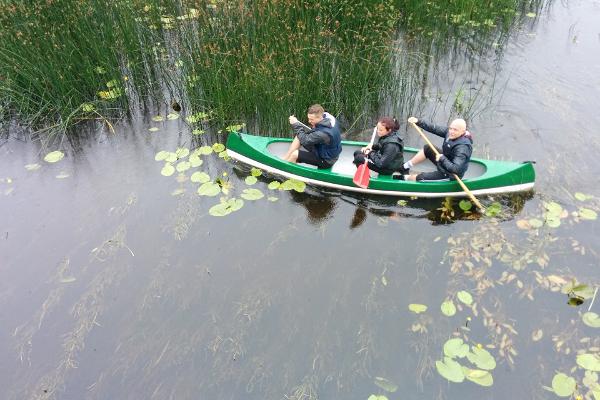 Canoe trip in Soomaa